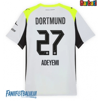 Borussia Dortmund Karim Adeyemi #27 Tricou Fotbal Replică 2025-26 Barbati Deplasare